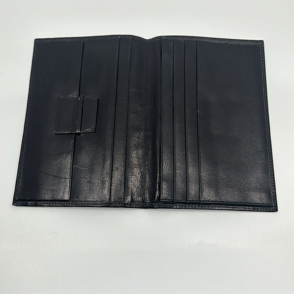 Nordstrom black crocodile leather wallet organizer - Picture 4 of 7